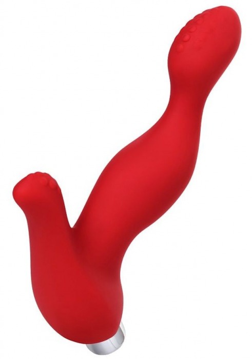 Красный силиконовый вибростимулятор простаты Proman - 12,5 см. - ToyFa - в Копейске купить с доставкой