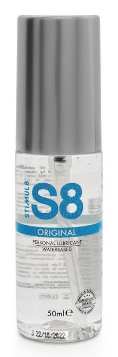Универсальный лубрикант на водной осноdе S8 Original Lube - 50 мл. - Stimul8 - купить с доставкой в Копейске