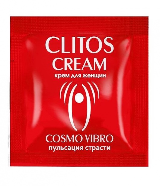 Пробник возбуждающего крема для женщин Clitos Cream - 1,5 гр. - Биоритм - купить с доставкой в Копейске