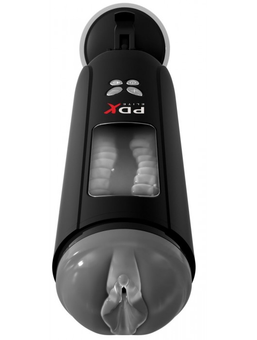 Серый мастурбатор-вагина с функцией переминания Ultimate Milker - Pipedream - в Копейске купить с доставкой