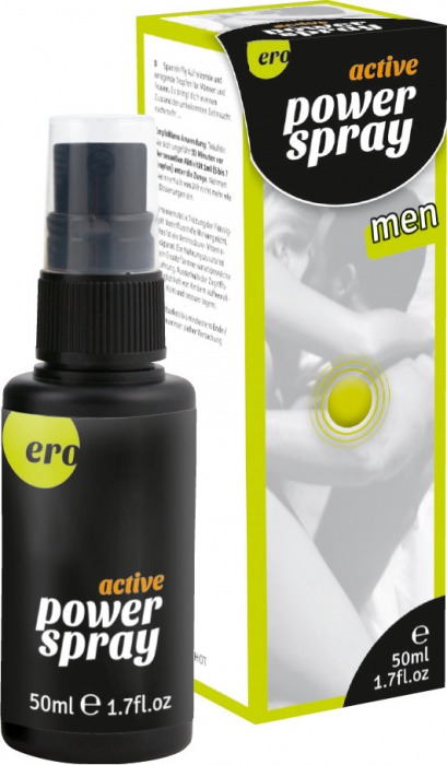 Стимулирующий спрей для мужчин Active Power Spray - 50 мл. - Ero - купить с доставкой в Копейске