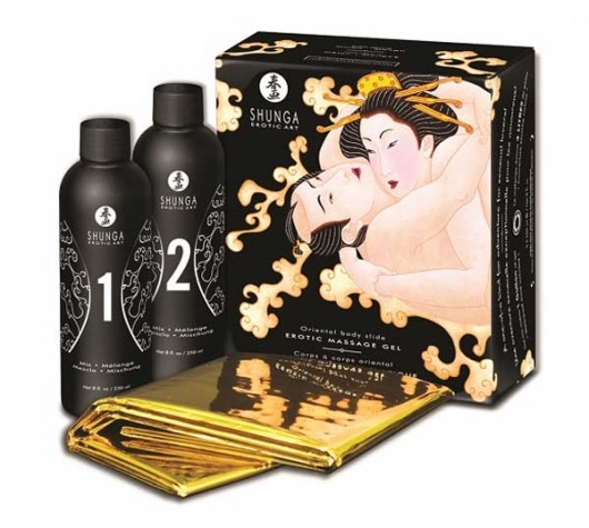 Массажный гель с ароматом дыни и манго - Shunga - купить с доставкой в Копейске