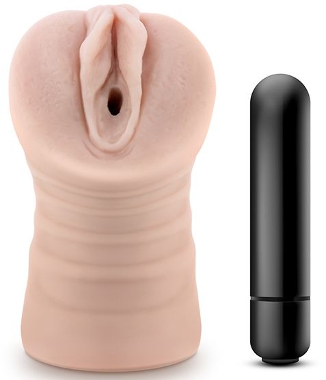 Телесный мастурбатор-вагина Rain - Blush Novelties - в Копейске купить с доставкой