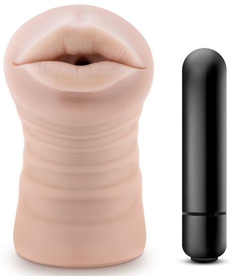 Телесный мастурбатор-ротик Skye - Blush Novelties - в Копейске купить с доставкой