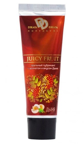 Интимный съедобный лубрикант JUICY FRUIT с ароматом дыни - 30 мл. - БиоМед - купить с доставкой в Копейске
