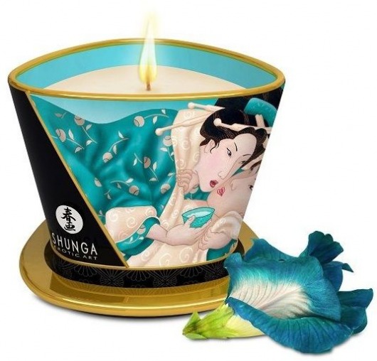 Массажная свеча Island Blossoms - 170 мл. - Shunga - купить с доставкой в Копейске