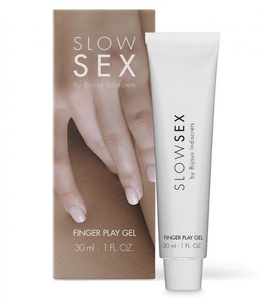 Гель для мастурбации с ароматом кокоса Slow Sex Finger Play Gel - 30 мл. - Bijoux Indiscrets - купить с доставкой в Копейске