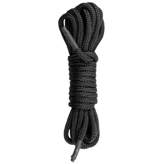 Черная веревка для бондажа Easytoys Bondage Rope - 5 м. - Easy toys - купить с доставкой в Копейске