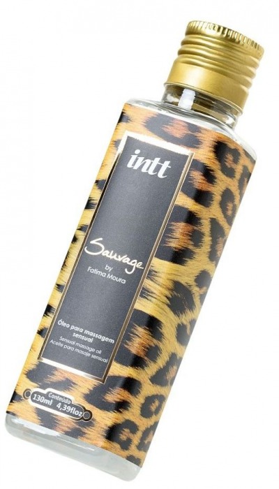 Массажное масло Sauvage с возбуждающим эффектом - 130 мл. - INTT - купить с доставкой в Копейске