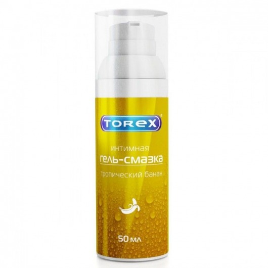 Гель-смазка на водной основе Torex  Тропический банан  - 50 мл. - Torex - купить с доставкой в Копейске