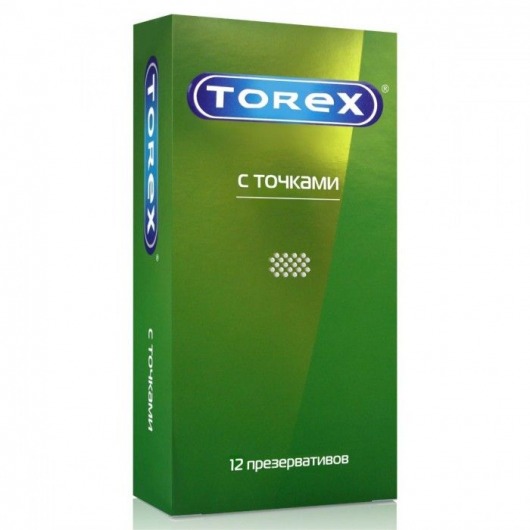 Текстурированные презервативы Torex  С точками  - 12 шт. - Torex - купить с доставкой в Копейске