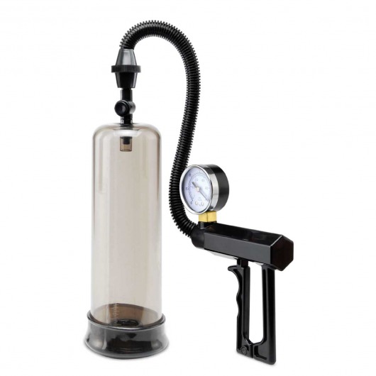 Черная мужская помпа PISTOL-GRIP POWER - Pipedream - в Копейске купить с доставкой