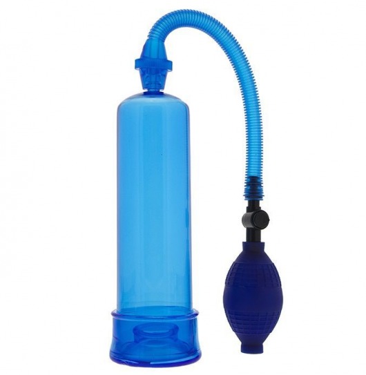 Синяя вакуумная помпа MENZSTUFF PENIS ENLARGER - Dream Toys - в Копейске купить с доставкой