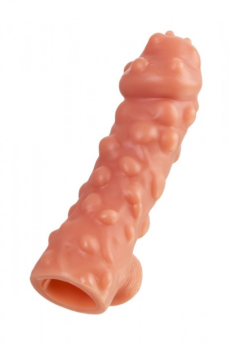 Насадка на фаллос с крупными бугорками EXTREME SLEEVE - 15,6 см. - KOKOS - в Копейске купить с доставкой