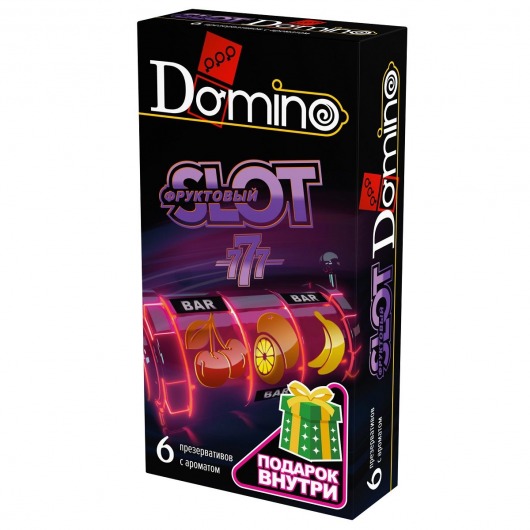Ароматизированные презервативы DOMINO  Фруктовый слот  - 6 шт. - Domino - купить с доставкой в Копейске
