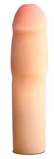 Телесная насадка-удлинитель на пенис PERFORMANCE 1.5INCH COCK XTENDER - 16 см. - Blush Novelties - в Копейске купить с доставкой