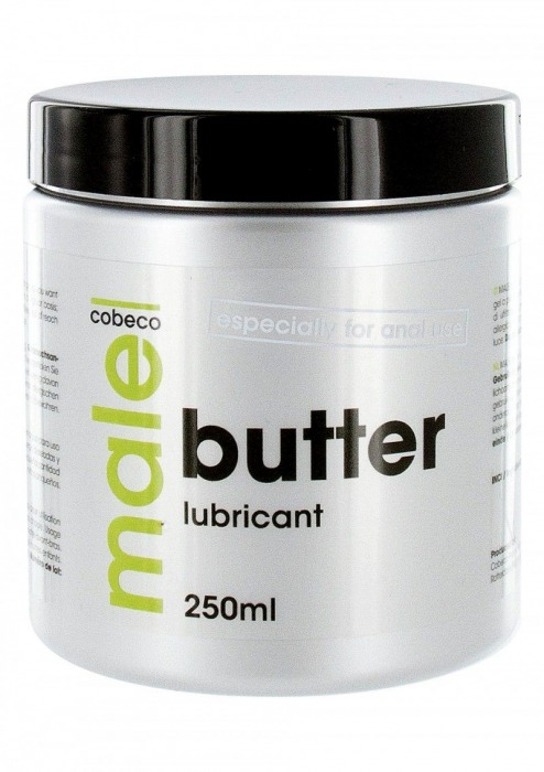 Анальный лубрикант MALE Cobeco Butter Lubricant - 250 мл. - Cobeco - купить с доставкой в Копейске