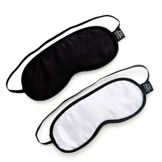 Набор из двух масок на глаза Soft Blindfold Twin Pack - Fifty Shades of Grey - купить с доставкой в Копейске