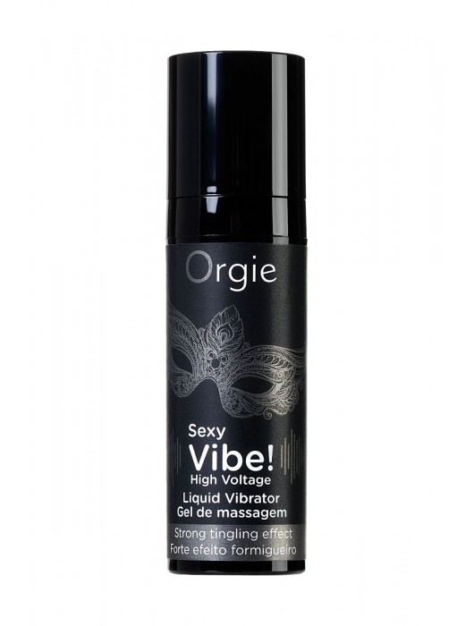 Гель для массажа ORGIE Sexy Vibe High Voltage с эффектом вибрации - 15 мл. - ORGIE - купить с доставкой в Копейске