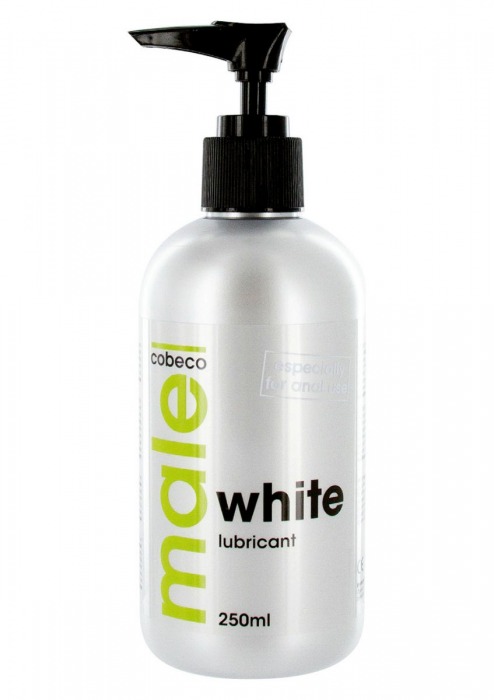 Анальная смазка на водной основе MALE Cobeco White Lubricant - 250 мл. - Cobeco - купить с доставкой в Копейске
