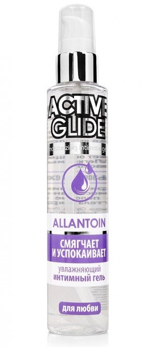 Увлажняющий интимный гель Active Glide Allantoin - 100 гр. - Биоритм - купить с доставкой в Копейске