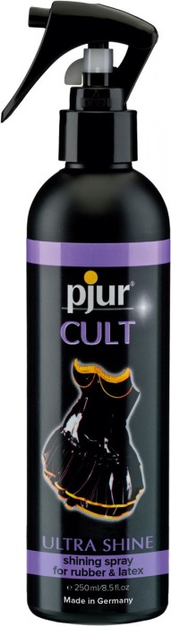 Спрей для ухода за одеждой из латекса pjur CULT Ultra Shine - 250 мл. - Pjur - купить с доставкой в Копейске