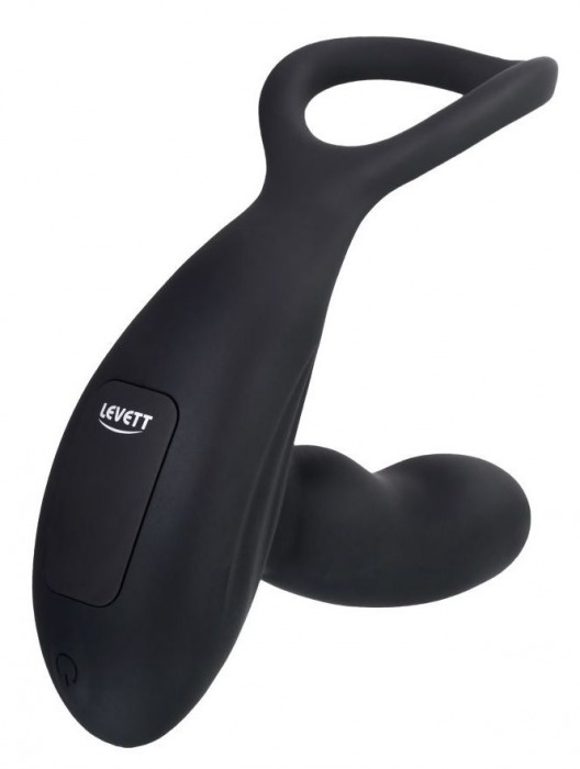 Черный стимулятор простаты Maud с вибрацией - Levett - в Копейске купить с доставкой