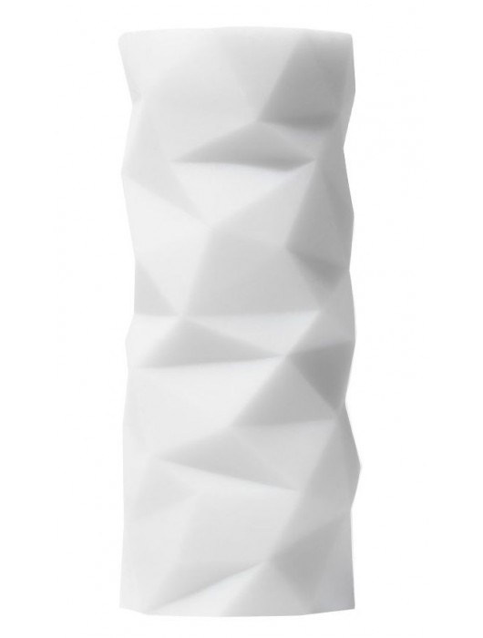 Белый 3D мастурбатор POLYGON - Tenga - в Копейске купить с доставкой