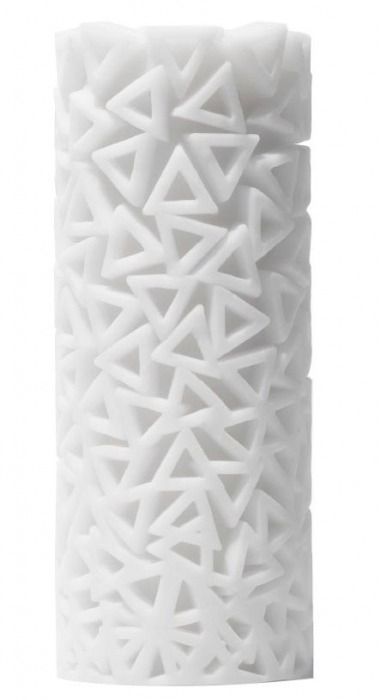 Белый 3D мастурбатор PILE - Tenga - в Копейске купить с доставкой