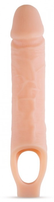 Телесный реалистичный фаллоудлинитель 10 Inch Silicone Cock Sheath Penis Extender - 25,4 см. - Blush Novelties - в Копейске купить с доставкой