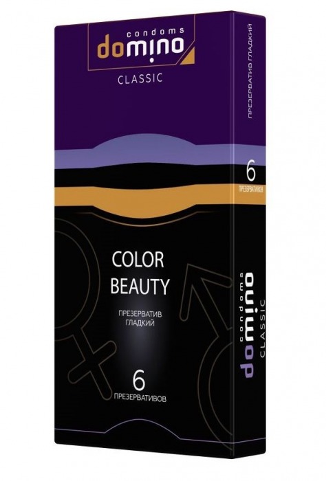 Разноцветные презервативы DOMINO Colour Beauty - 6 шт. - Domino - купить с доставкой в Копейске
