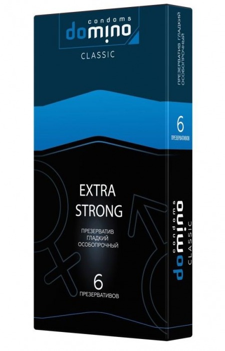 Суперпрочные презервативы DOMINO Extra Strong - 6 шт. - Domino - купить с доставкой в Копейске
