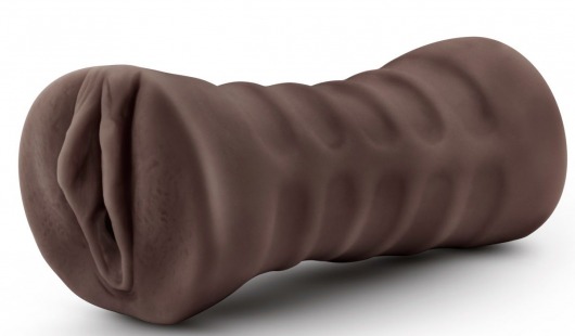 Коричневый мастурбатор-вагина Hot Chocolate Brianna - Blush Novelties - в Копейске купить с доставкой