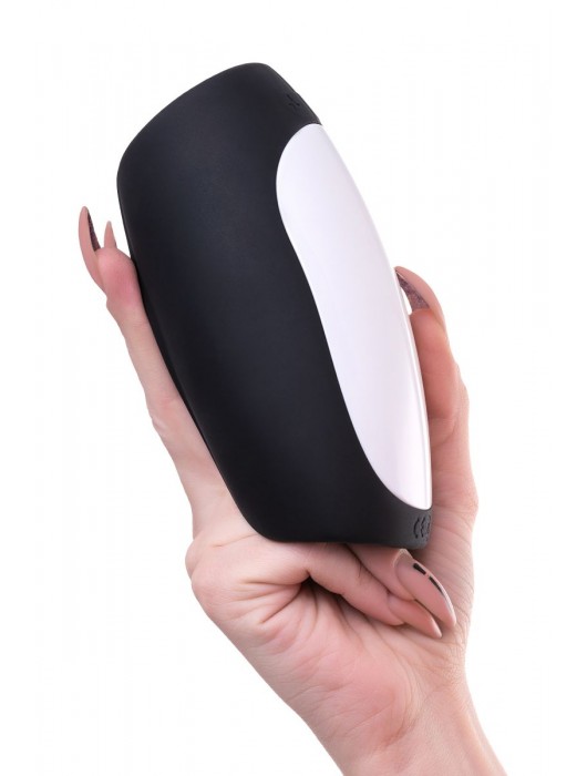 Черно-белый перезаряжаемый мастурбатор Erotist Hailstorm - Erotist Adult Toys - в Копейске купить с доставкой