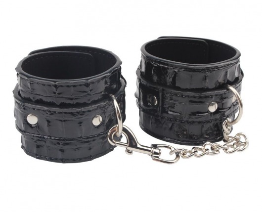 Черные наручники Surrender Wrist Restraints - Chisa - купить с доставкой в Копейске