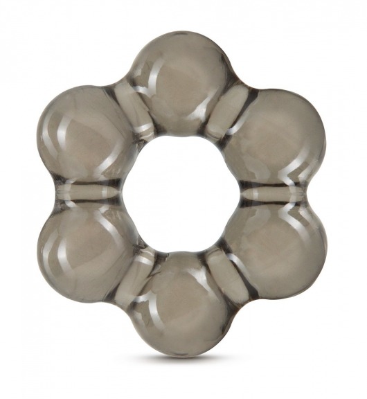 Дымчатое эрекционное кольцо Stay Hard Thick Bead Cock Ring - Blush Novelties - в Копейске купить с доставкой