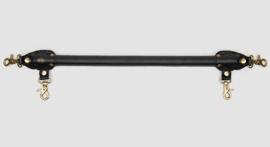 Черная распорка для ног Bound to You Faux Leather Spreader Bar - 50,8 см. - Fifty Shades of Grey - купить с доставкой в Копейске