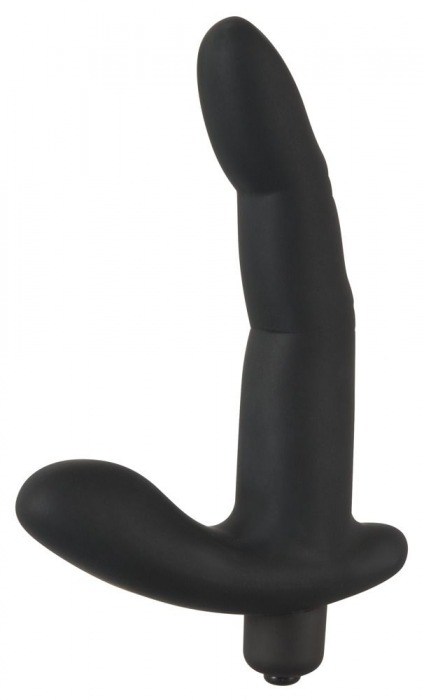 Черный вибромассажер простаты Naughty Finger Prostate Vibe - 13,8 см. - Orion - в Копейске купить с доставкой