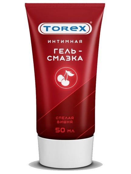 Смазка на водной основе TOREX  Спелая вишня  - 50 мл. - Torex - купить с доставкой в Копейске