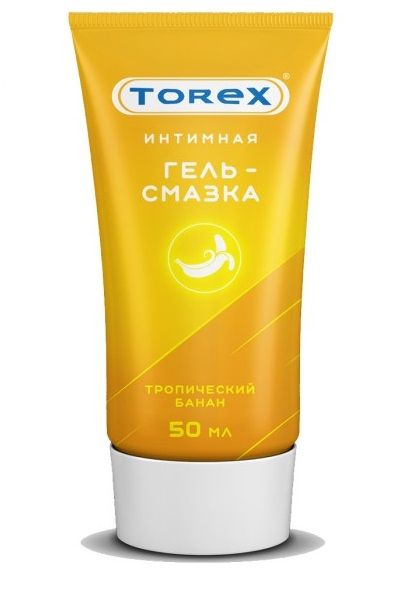 Смазка на водной основе TOREX  Тропический банан  - 50 мл. - Torex - купить с доставкой в Копейске