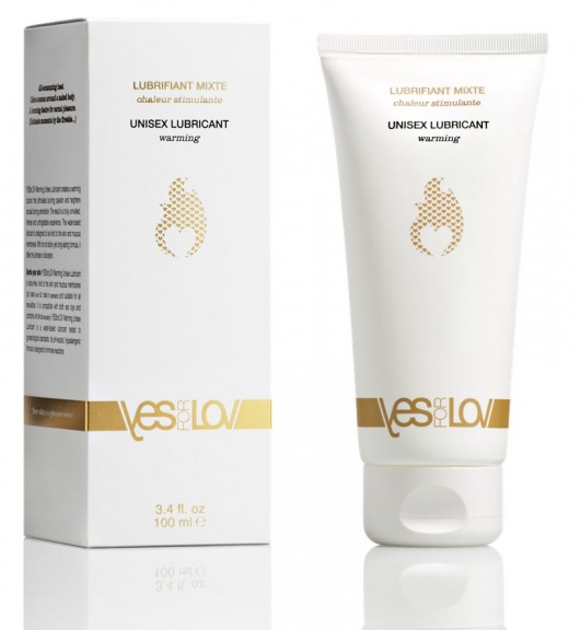 Лубрикант на водной основе с согревающим эффектом Warming Unisex Lubricant - 100 мл. - YESforLOV - купить с доставкой в Копейске