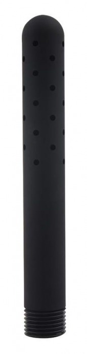 Черная насадка для анального душа ANAL DOUCHE - 15 см. - Dream Toys - купить с доставкой в Копейске