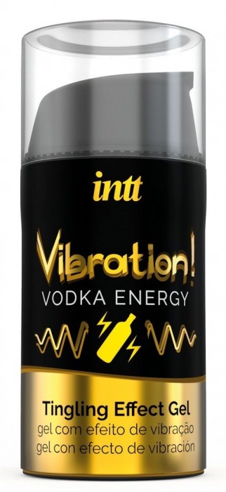 Жидкий интимный гель с эффектом вибрации Vibration! Vodka Energy - 15 мл. - INTT - купить с доставкой в Копейске