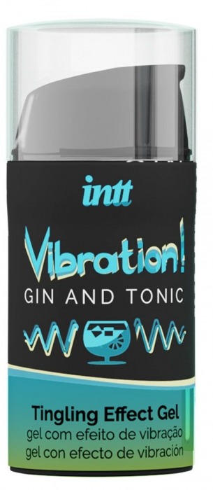 Жидкий интимный гель с эффектом вибрации Vibration! Gin   Tonic - 15 мл. - INTT - купить с доставкой в Копейске