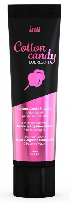 Интимный гель на водной основе Cotton Candy Lubricant - 100 мл. - INTT - купить с доставкой в Копейске