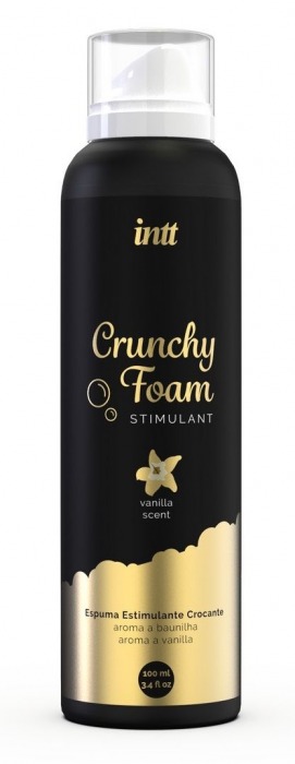 Пенка для массажа Crunchy Foam Stimulant Vanilla - 100 мл. - INTT - купить с доставкой в Копейске