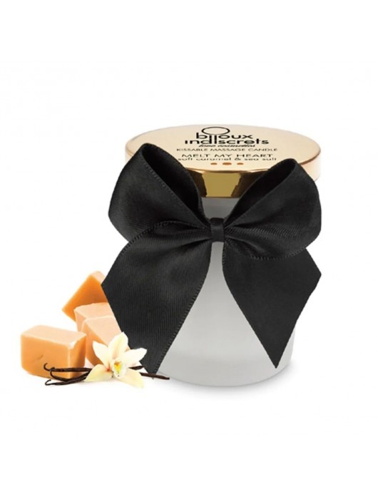 Массажная свеча Melt My Heart с ароматом карамели - 70 мл. - Bijoux Indiscrets - купить с доставкой в Копейске