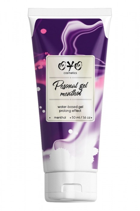 Интимная смазка на водной основе с пролонгирующим эффектом OYO Personal Gel Menthol - 50 мл. - OYO - купить с доставкой в Копейске