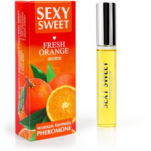 Парфюм для тела с феромонами Sexy Sweet с ароматом апельсина - 10 мл. -  - Магазин феромонов в Копейске
