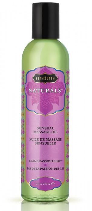 Массажное масло Naturals Island Passion Berry с ароматом тропических фруктов - 236 мл. - Kama Sutra - купить с доставкой в Копейске
